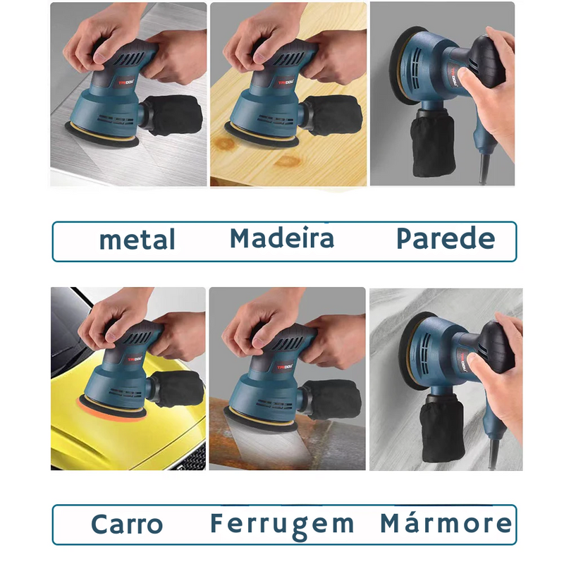 Lixadeira Roto Orbital Multifunções