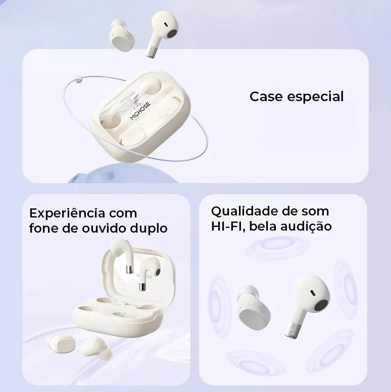 Fone de Ouvido Duplo MCHOSE-MC BH295