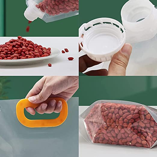 Sacos Potes EasyPack Armazenador de Alimentos Reutilizáveis | Compre 5 Leve 10 + Brindes Exclusivos