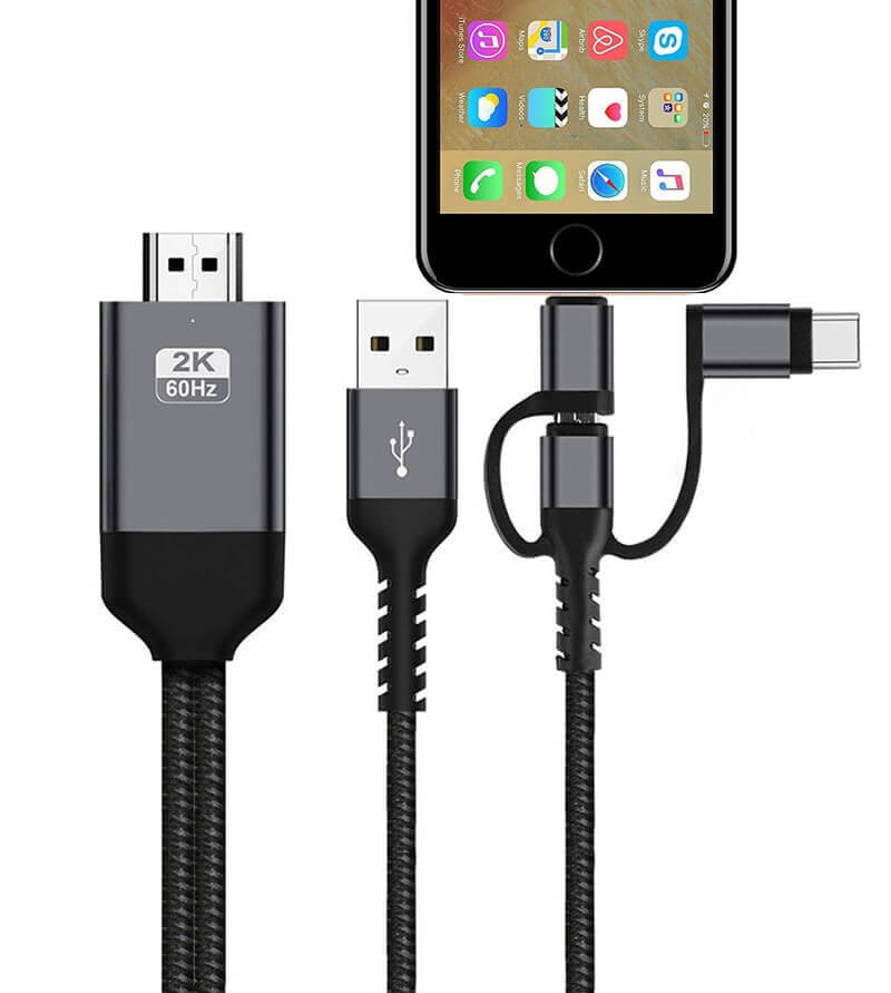 Cabo HDMI para Celular - Tvcast