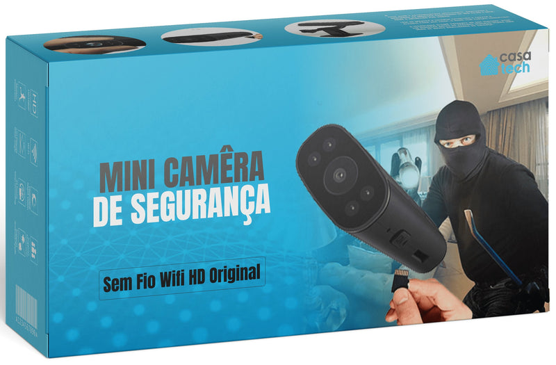 Mini Câmera de Segurança Sem Fio Wifi HD Original